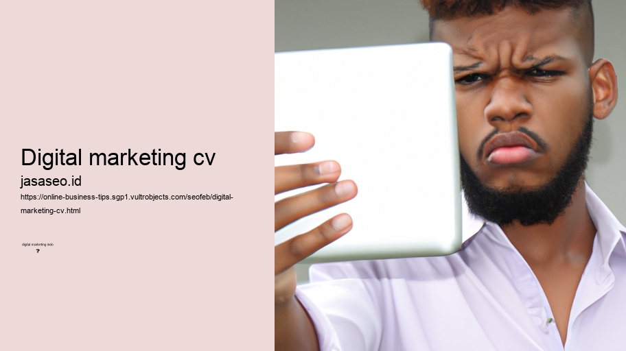 digital marketing cv